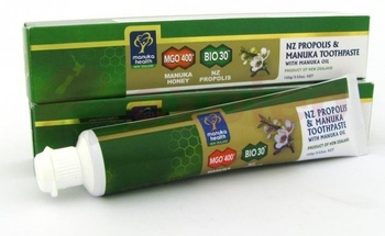 Pasta do zębów z miodem manuka 400+ i Propolisem BIO 30 - ManukaHealth 100g