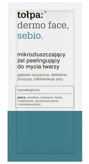 mikrozłuszczający żel peelingujący do mycia twarzy