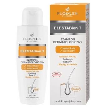 FLOSLEK ELESTABION T Szampon dermatologiczny łupież tłusty 150ml