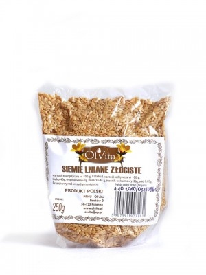 Siemie lniane złociste 250g