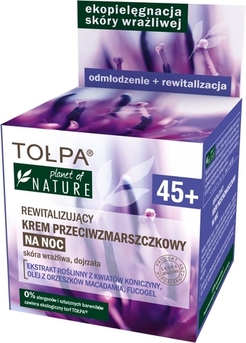 rewitalizujący krem przeciwzmarszczkowy na noc