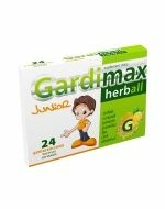 GARDIMAX HERBALL Junior x 24 pastylki do ssania pomarańczowe