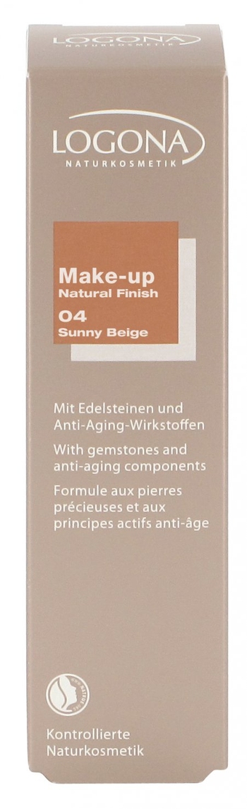 Logona Podkład w kremie Natural Finish 04 słoneczny beż