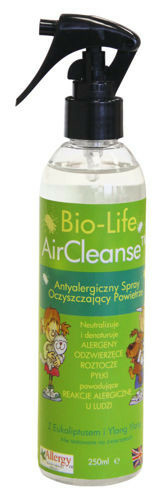 BIO-LIFE AIR CLEANSE W 100% naturalny antyalergiczny spray do powietrza 250ml
