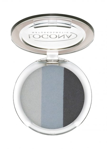 Logona Cienie do powiek potrójne 01 smokey