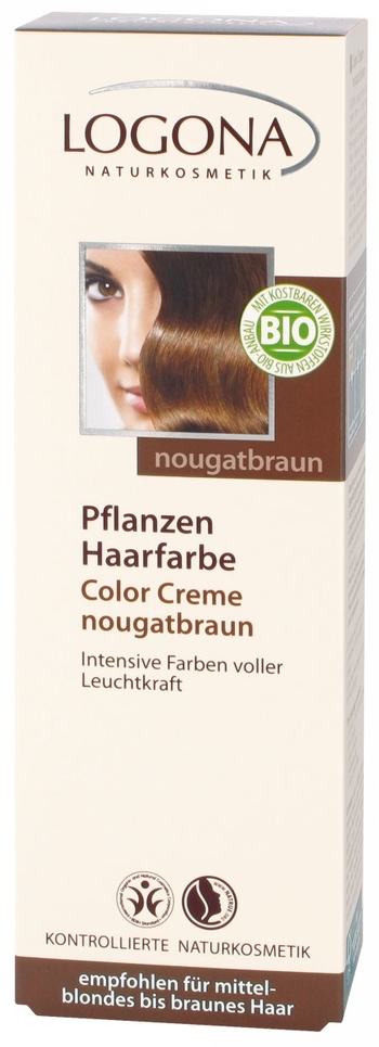 Logona Color Cremes Farba w kremie orzechowy brąz 