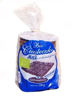 Ciasteczka Ani czekoladowe bez cukru 150g