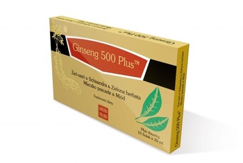 GINSENG 500 PLUS płyn doustny 10ml x 10 fiolek