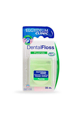 ELGYDIUM Nić dentystyczna z fluorem miętowa 35m