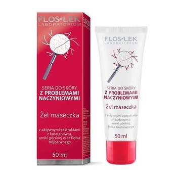 FLOSLEK Seria do skóry z problemami naczyniowymi - Żel-maseczka 50ml