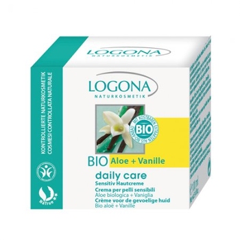 Logona Daily Care Sensitiv Krem pielęgnacyjny z bio-aloesem i wanilią