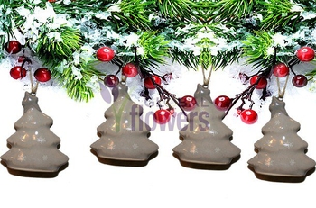 Zawieszki Ceramiczne Choinki 1 szt