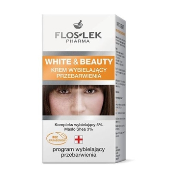 FLOSLEK WHITE & BEAUTY Krem wybielający przebarwienia 50ml