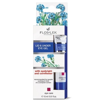 FLOSLEK Żel na powieki i pod oczy ze świetlikiem i chabrem (bławatkiem) 15ml