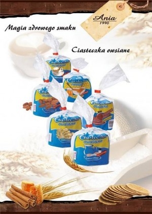 Ciasteczka owsiane z miodem 150g