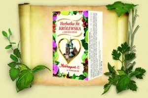 Herbatka fix królewska z liściem stevii owocowo-ziołowa 20szt