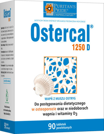 OSTERCAL 1250D x 90 tabletek