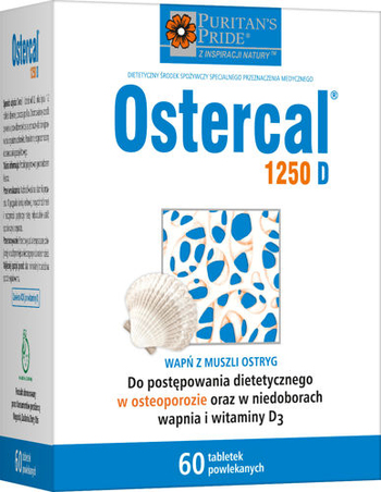 OSTERCAL 1250D x 60 tabletek