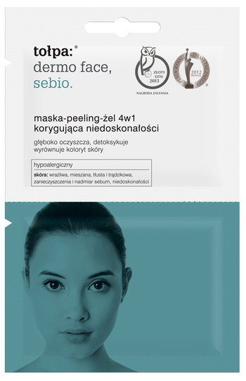 maska-peeling-żel 4w1 korygująca niedoskonałości