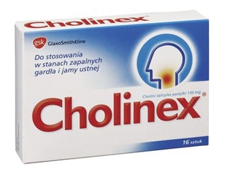 CHOLINEX x 16 past. do ssania