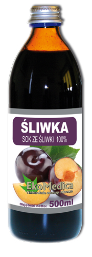 ŚLIWKA Sok ze śliwki 100% 500ml