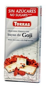 Czekolada bez cukru goji 75g