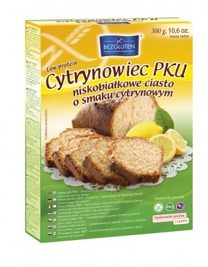 Cytrynowiec PKU - ciasto o smaku cytrynowym ciasto w proszku 300g