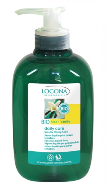 Logona Daily Care Sensitiv Mydło w płynie z bio-aloesem i wanilią