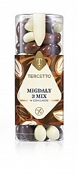 Migdały 3 mix w czekoladzie 280g