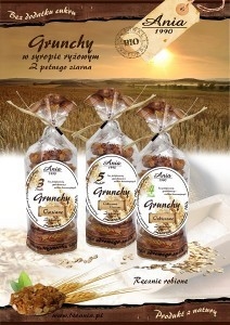 Grunchy orkiszowe 3 płatki 180g