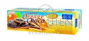 Orange Choco - biszkopty z galaretką pomarańczową w czek. 150g