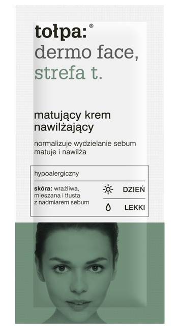 matujący krem nawilżający, DZIEŃ, LEKKI, próbka