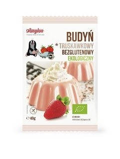 Budyń truskawkowy - bezglutenowy BIO 40g